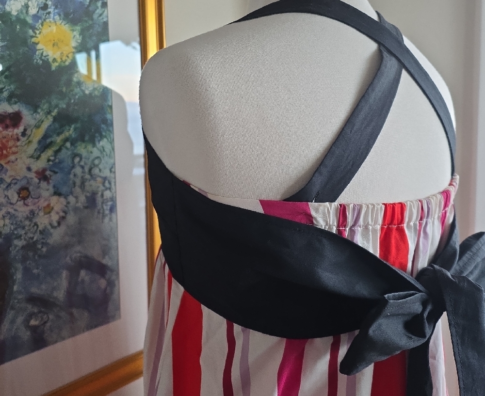 Kate Spade Black and Multicolor Striped Maxi Dress - Picture 6 of 16